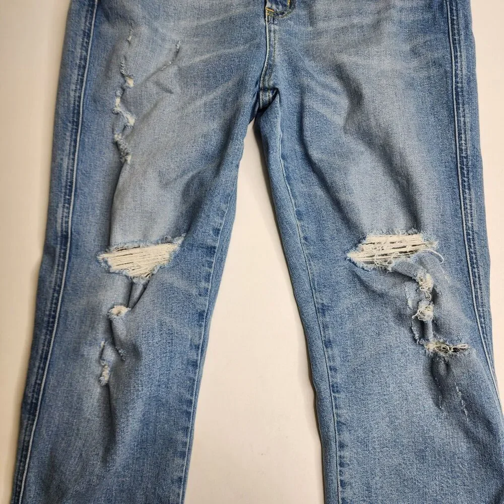 AGOLDE Roxanne Super‎ High Rise Distressed Jeans a051-812 Size 29